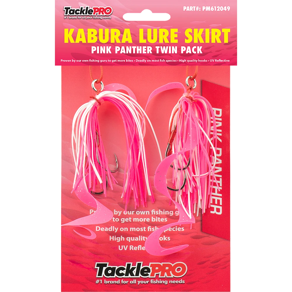 TacklePro Kabura Lure Skirt - Pink Panther (Twin Pack)