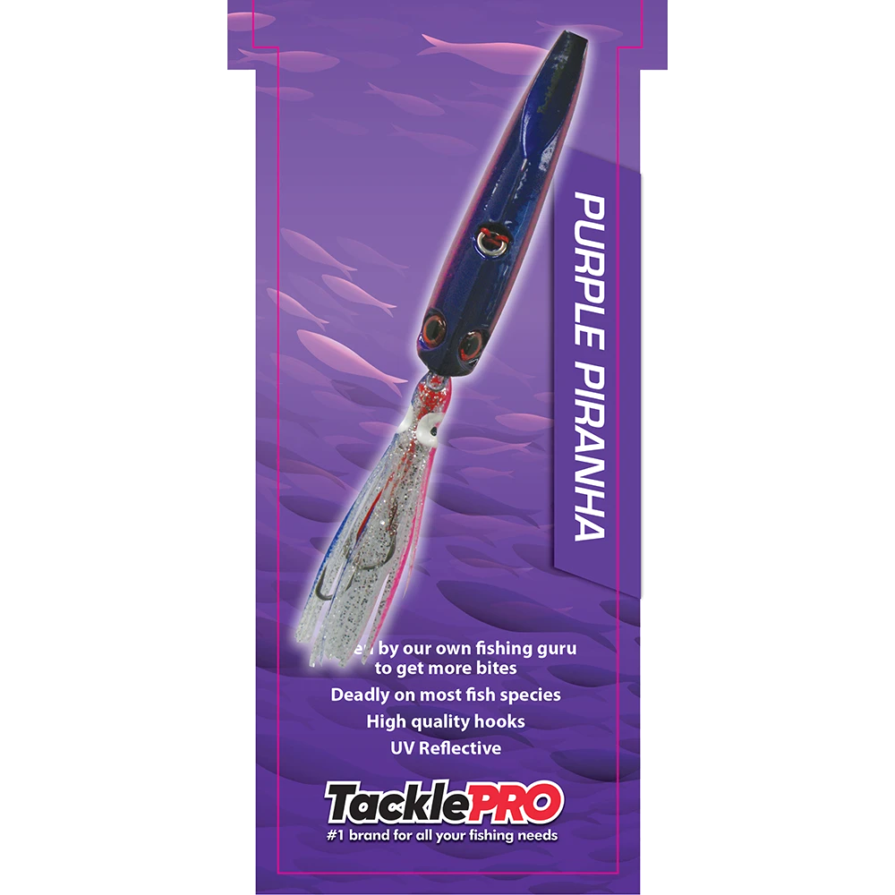 TacklePro Inchiku Lure 80gm - Purple Piranha