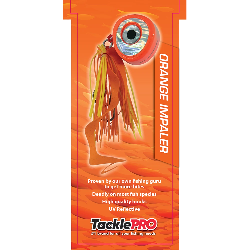TacklePro Kabura Lure 200gm - Orange Impaler