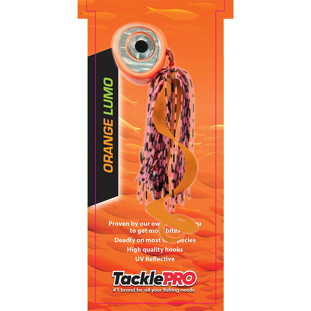 TacklePro Kabura Lure 40gm - Orange Lumo