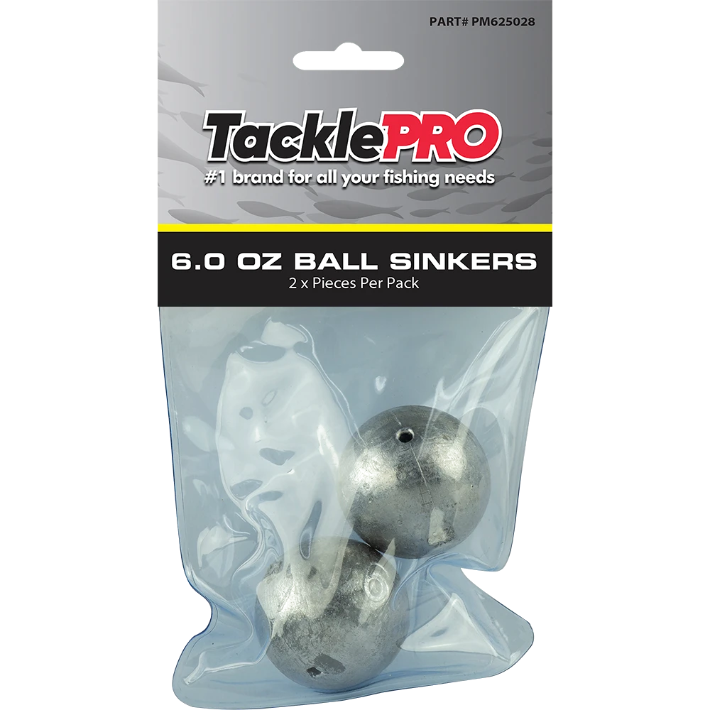 TacklePro Ball Sinker 6.0oz - 2pc