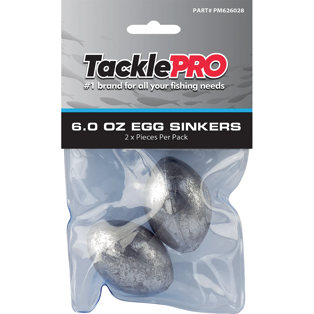 TacklePro Egg Sinker 6.0oz - 2pc