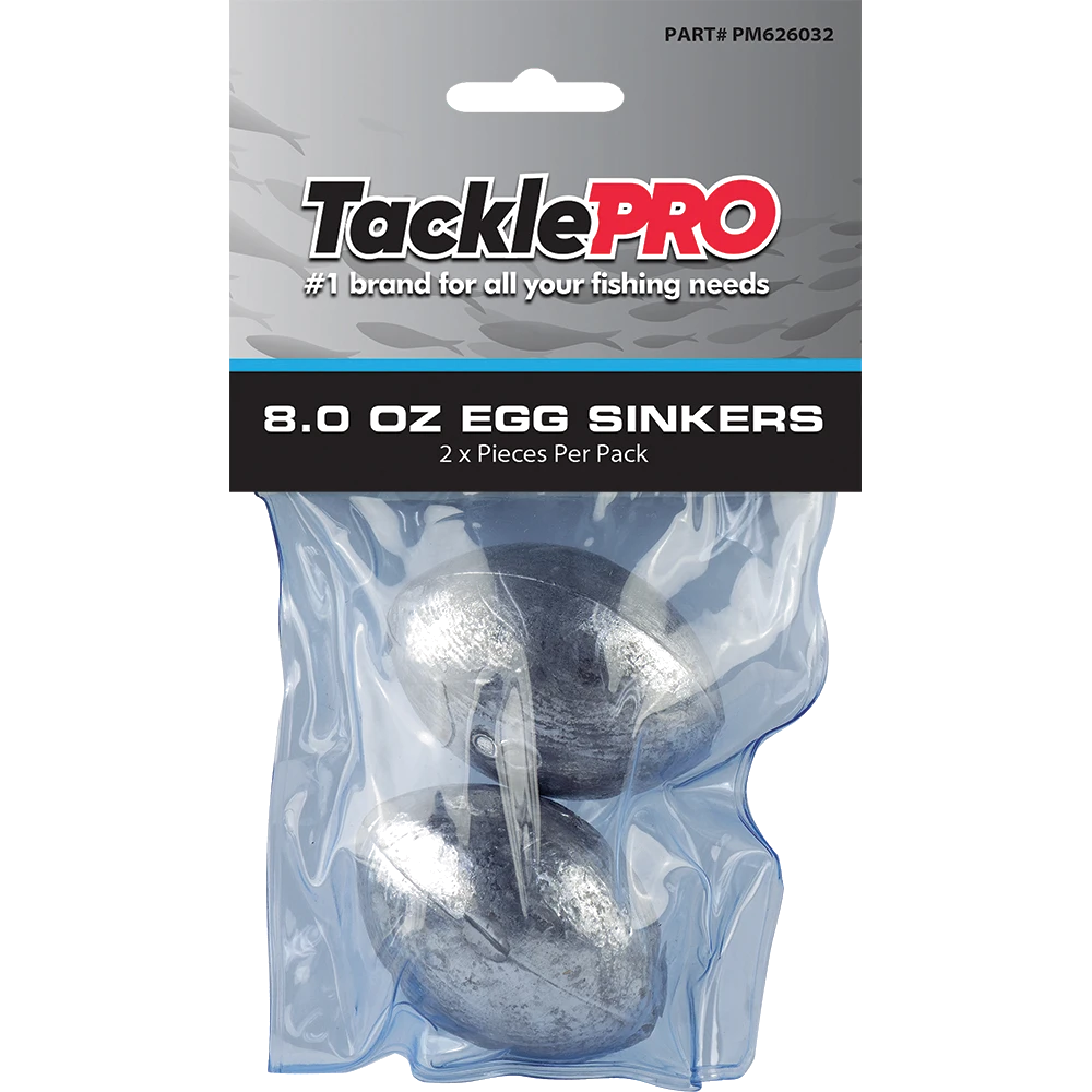 TacklePro Egg Sinker 8.0oz - 2pc