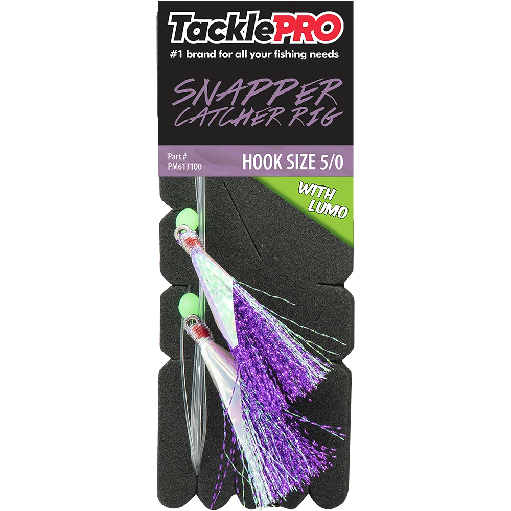 TacklePro Snapper Catcher Purple & Lumo - 5/0