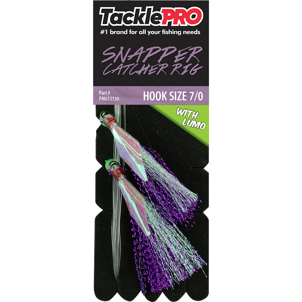 TacklePro Snapper Catcher Purple & Lumo - 7/0