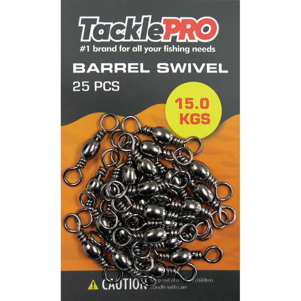 TacklePro Barrel Swivel 15.0kg - 25pc