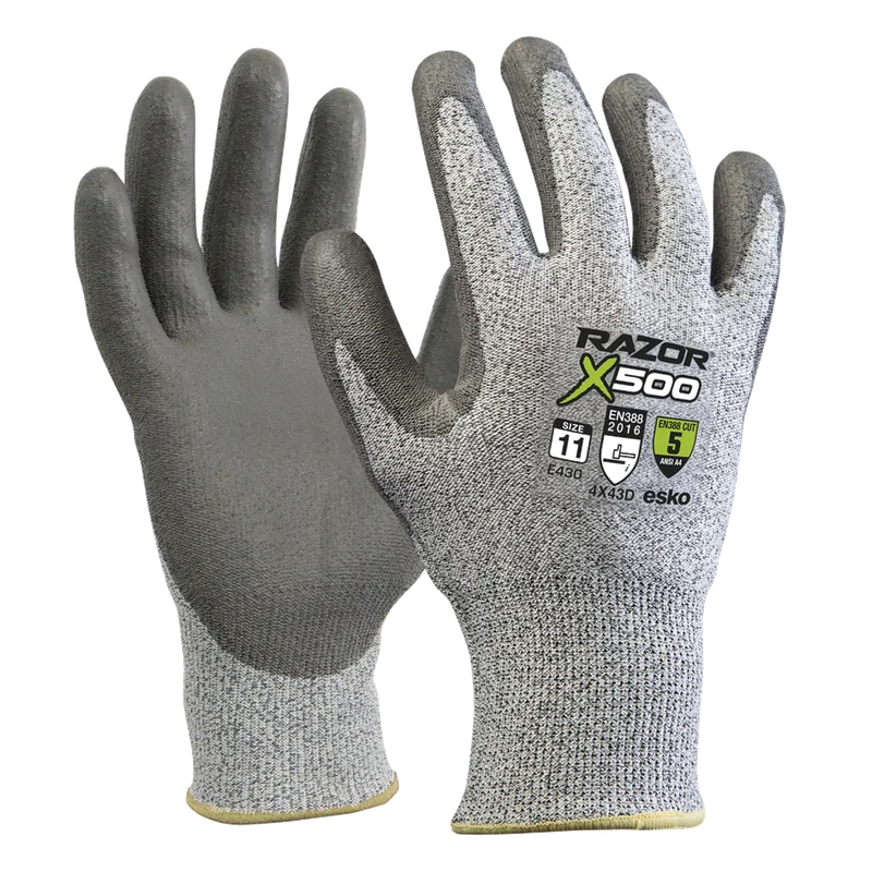 Esko Razor X500 Cut 5 PU Dip Glove