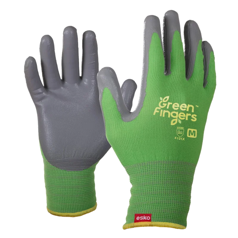 Esko Green Fingers Gardening Gloves, Green