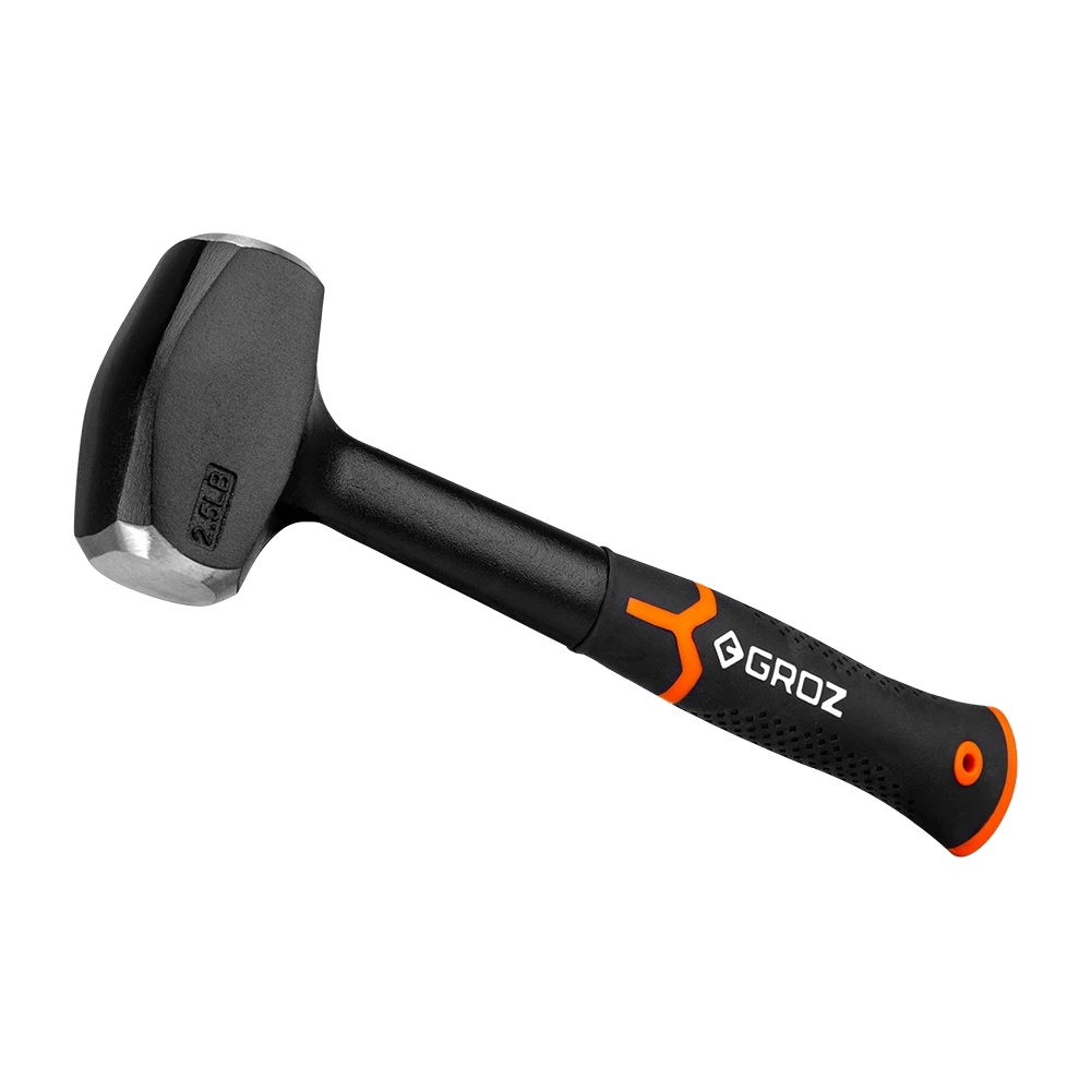 Groz Anti Shock Drilling Hammer 1.1kg - Steel Handle 12in