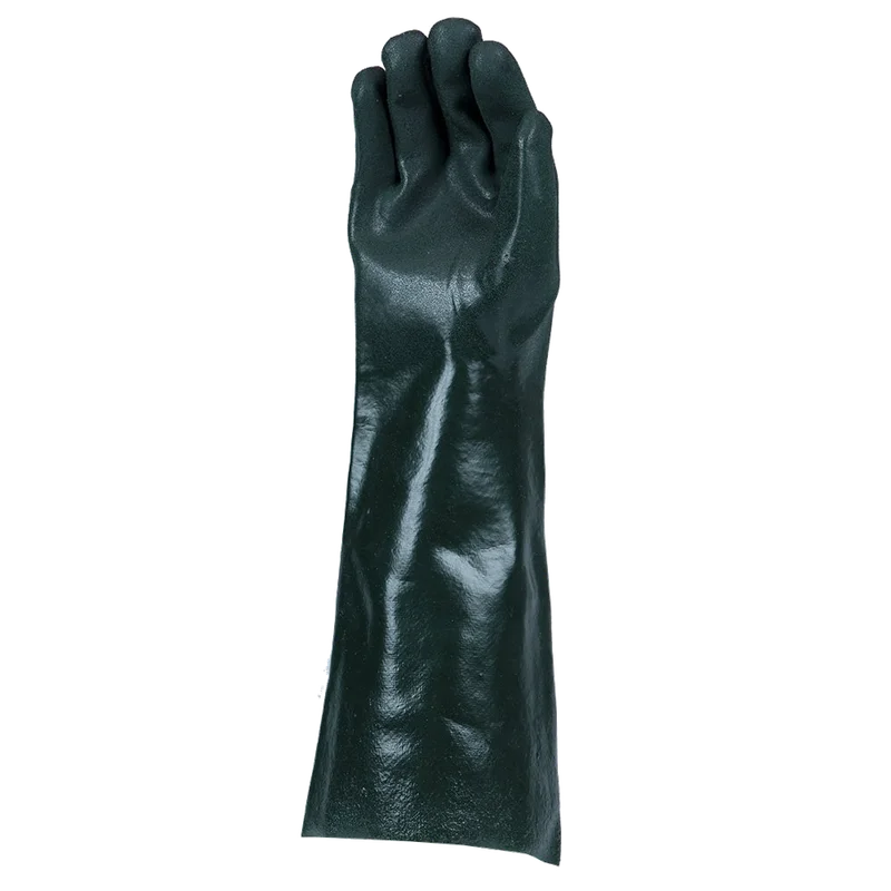 PVC Double Dip Gloves, Interlock, 45cm