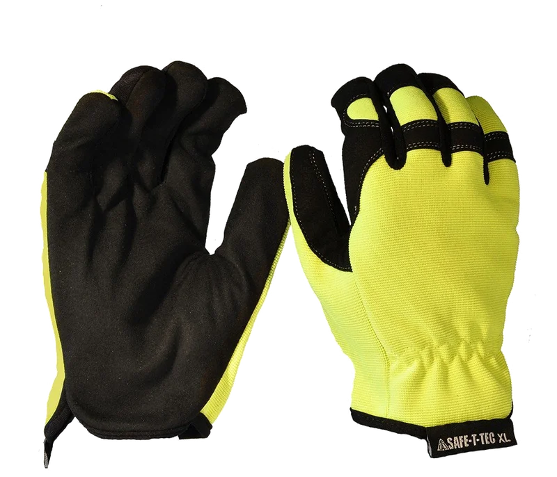 Force Synthetic Riggers Glove, Hi-Vis