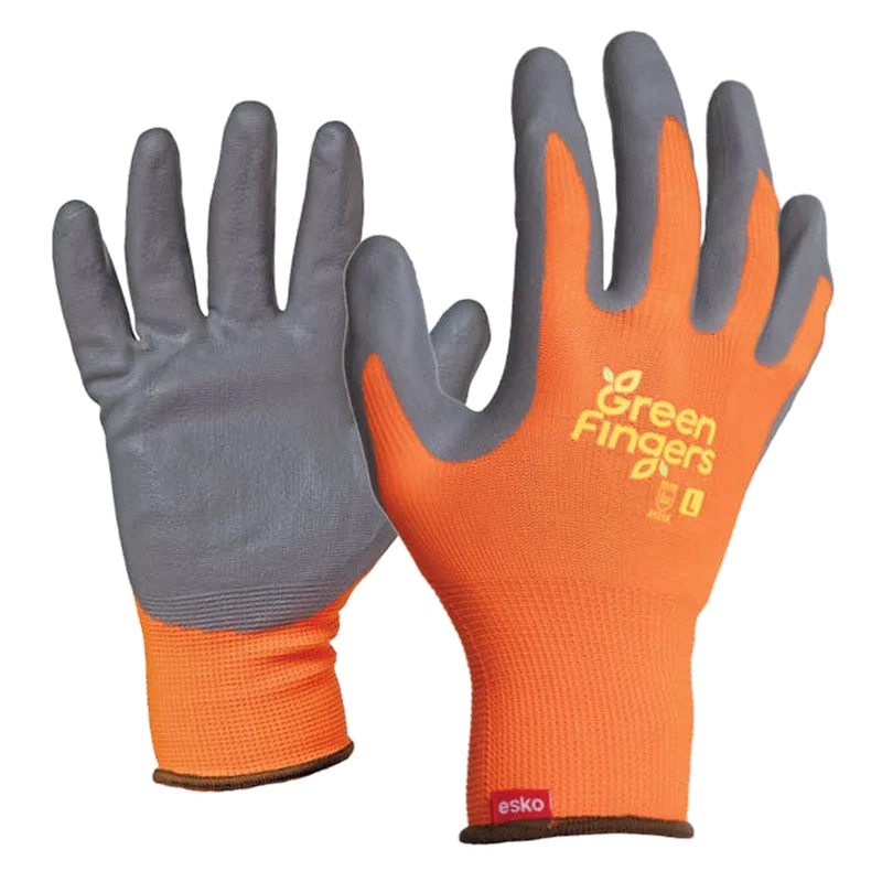 Esko Green Fingers Gardening Gloves, Orange