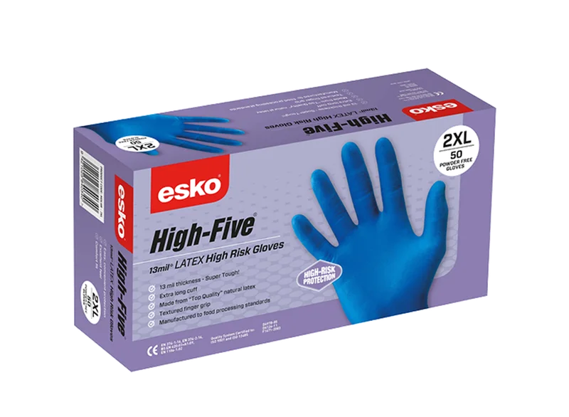 Esko High Five High Risk Latex Glove