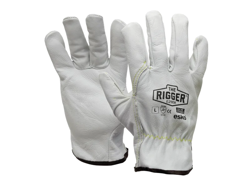 Esko The Rigger Premium Cowhide Kevlar Stitched Glove