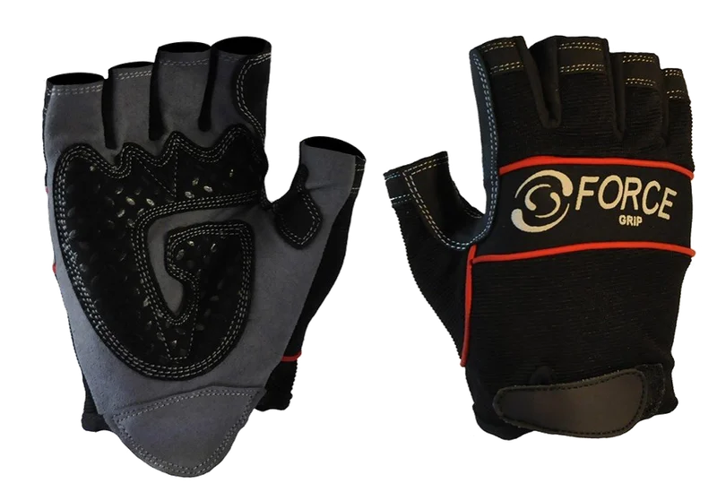 Fingerless Mechanics Glove, Black