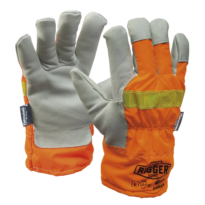 Esko The Rigger Premium Cowhide Reflective Glove
