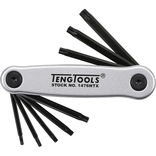 Teng 8pc Fold-Up TX Key Set - TX T9-T40