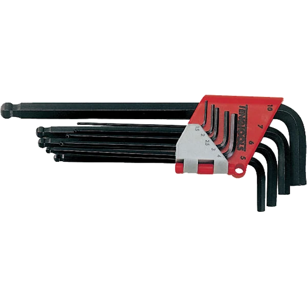 Teng 9pc Ball-End Metric Hex Key Set - 1.5-10.0mm