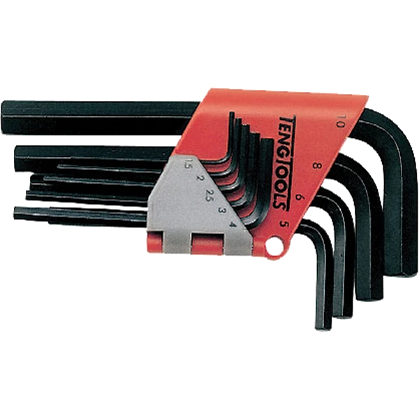 Teng 9pc Standard Metric Hex Key Set - 1.5- 10.0mm