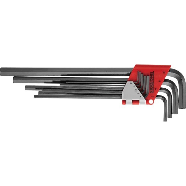 Teng 9pc Extra Long Metric Hex Key Set - 1.5-10.0mm