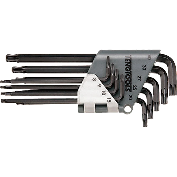 Teng 9pc Long Arm Ball-End TX Key Set - TX8-TX40