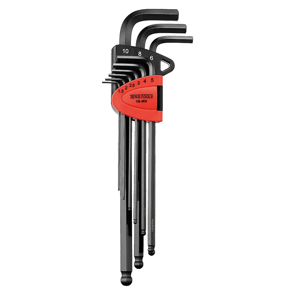 Teng 9pc Extra Long Ball Point Hex Key Set