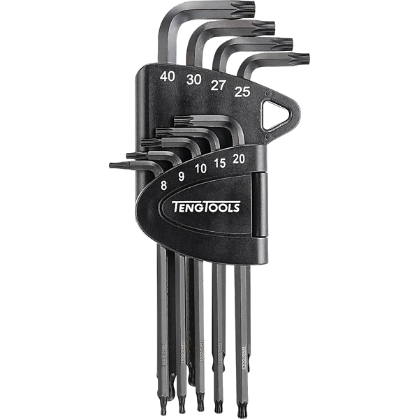 Teng 9pc Ball-End TX Key Set - T8-T40