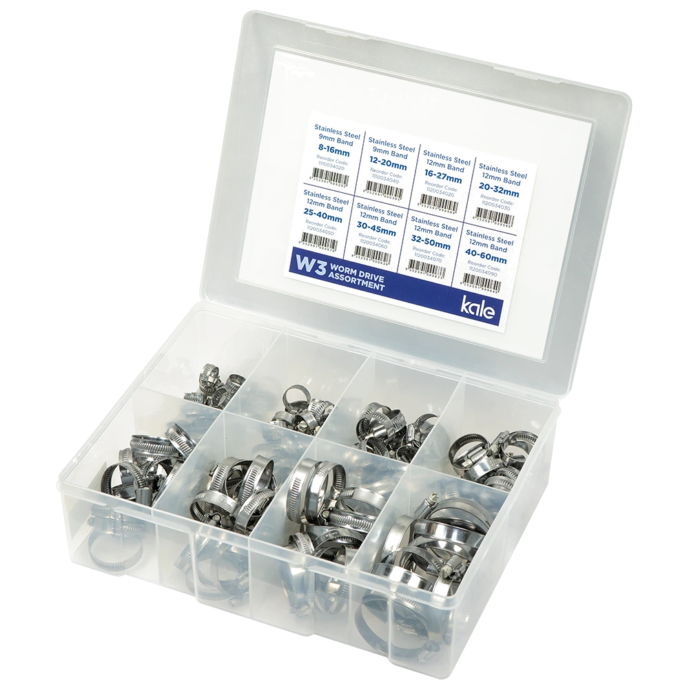 Kale 135pc Grab Kit Assortment WD 9/12mm W3