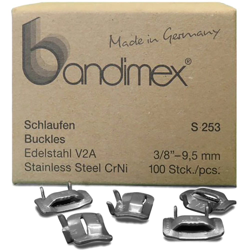 Bandimex S253 Buckles 3/8in (100pc)**