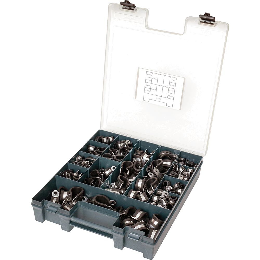 Kale 240pc Ezi-Pak CC/P-Clip Assort. 15/20mm Grab Kit W1