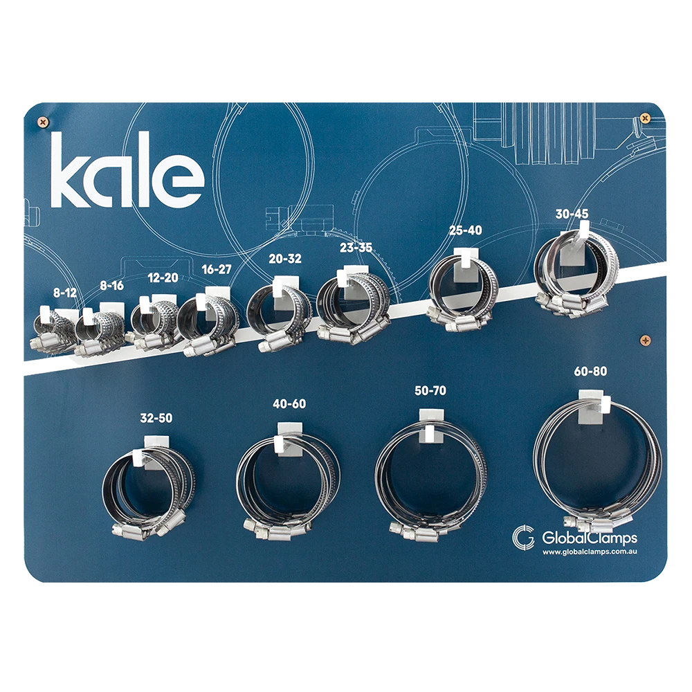 Kale 102pc Wall Merchandiser w/Stock WD 9/12mm W4**