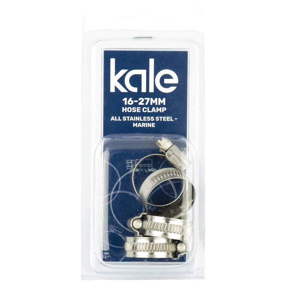 Kale WD12 16-27mm W4-R (4pk) - All Stainless Marine