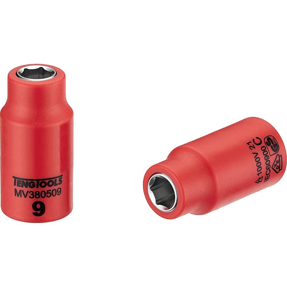 Teng 1000V VDE 3/8in Dr. Insulated Socket 9mm