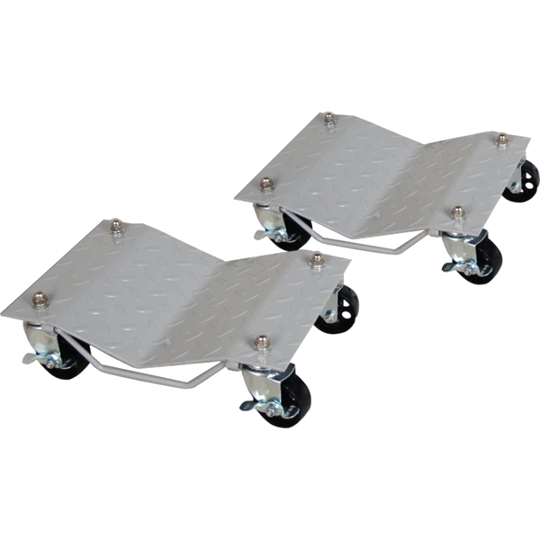 ProEquip Vehicle Wheel Dollies 680kg (1500lb) Pair
