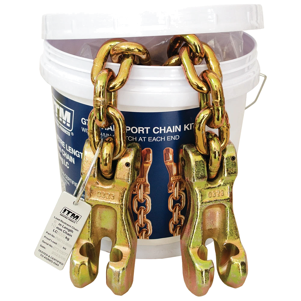 ITM G70 Transport Chain - 6 Ton Lashing Cap. - 6M Length