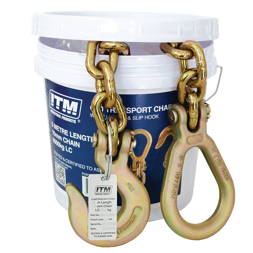 ITM G70 Transport Chain - 6 Ton Lashing Cap. - 5M Length