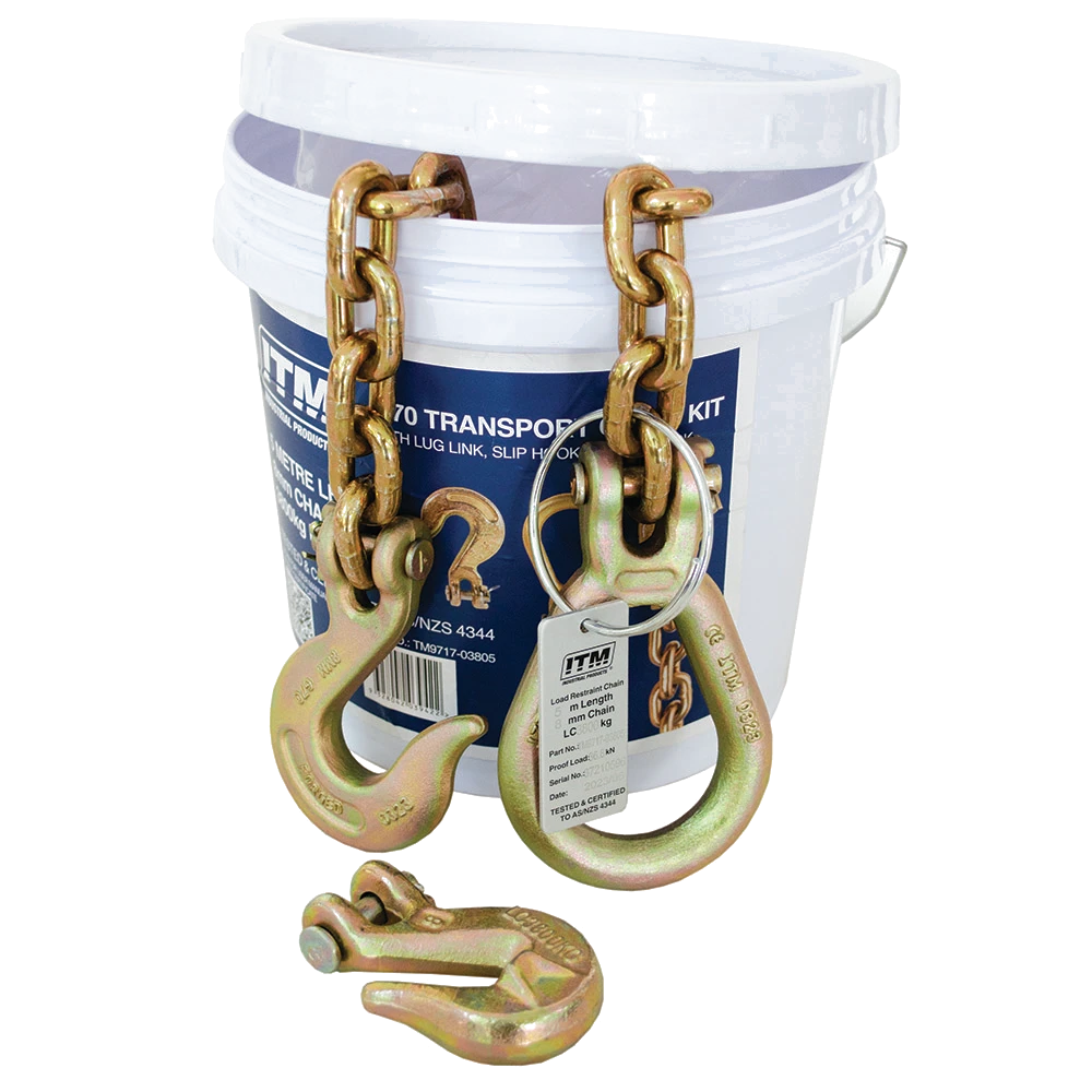 ITM G70 Transport Chain Kit-3.8Ton Lashing Cap. - 5M Length