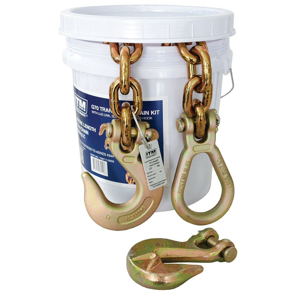 ITM G70 Transport Chain Kit-9Ton Lashing Cap. - 5M Length