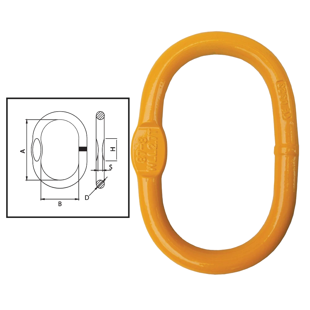 ITM G80 Recessed Enlarged Master Link-Oblong-16-20mm Chain