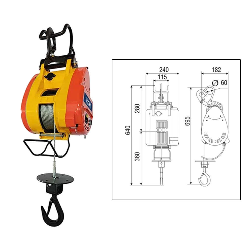 ITM Electric Wire Hoist 300kg 30M Lift