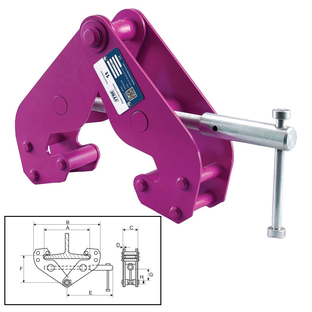 ITM Beam Clamp-1 Ton-230mm Beam Width