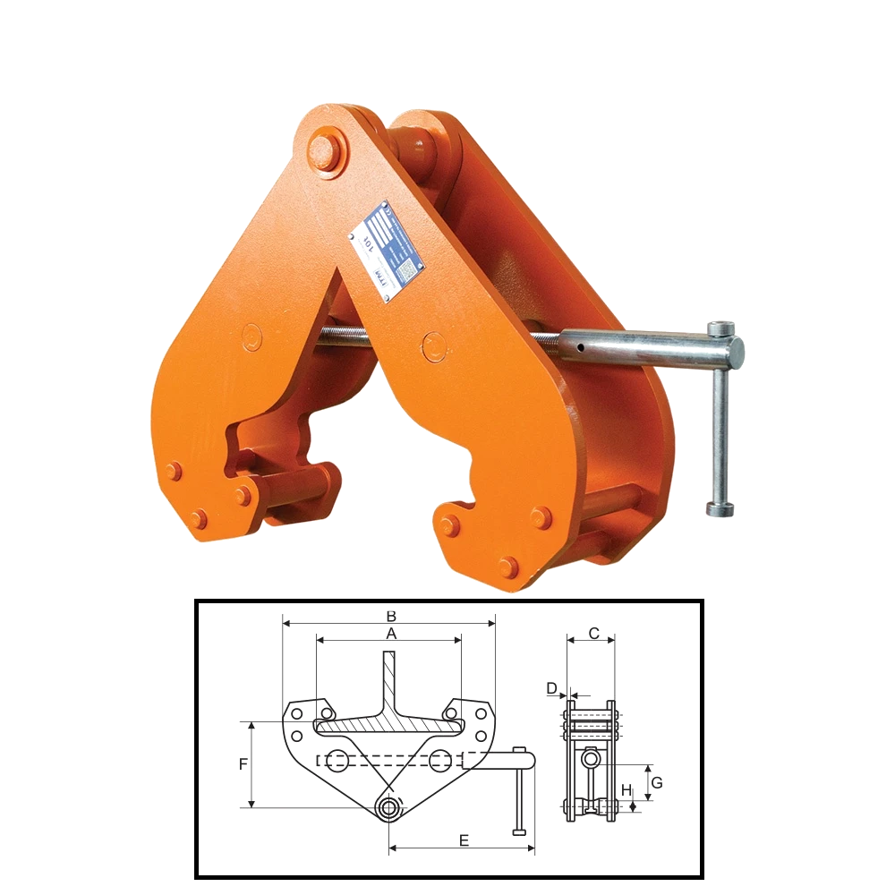 ITM Beam Clamp-10 Ton-320mm Beam Width