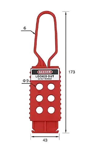 Nylon Lockout Hasp - Image 2