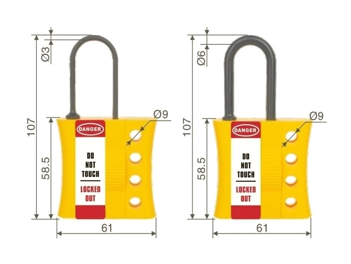 Non-conductive Lockout Hasp with Slider - Image 2