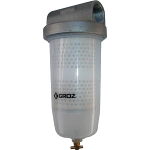 Groz Universal Fuel Filter W/ Filter - 1in BSP