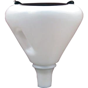 Groz Spill Proof Funnel 1.7L (205mm) C/W Wire Mesh