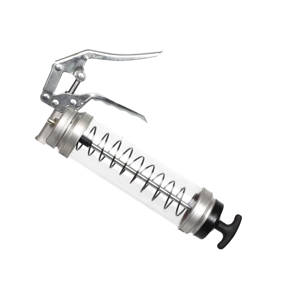 Groz Clear Pistol Grip Grease Gun 14oz/400gm