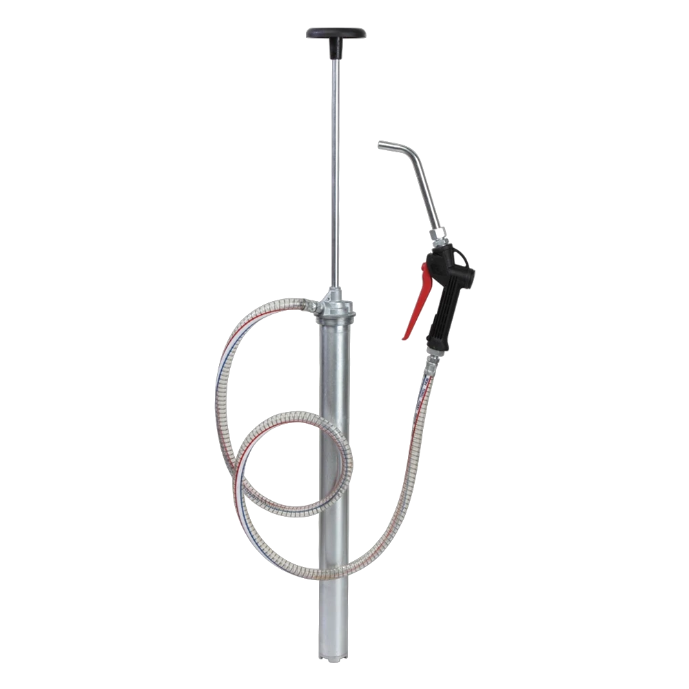 Groz 60L Drum Spring Loaded Oil Pump W/Gun