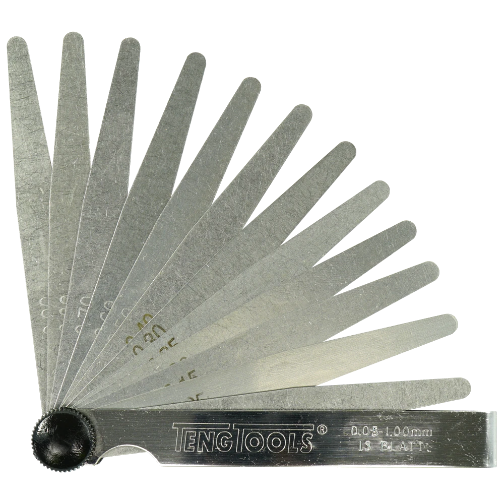 Teng 13 Blade Feeler Gauge 0.05-1.00 x 100mm