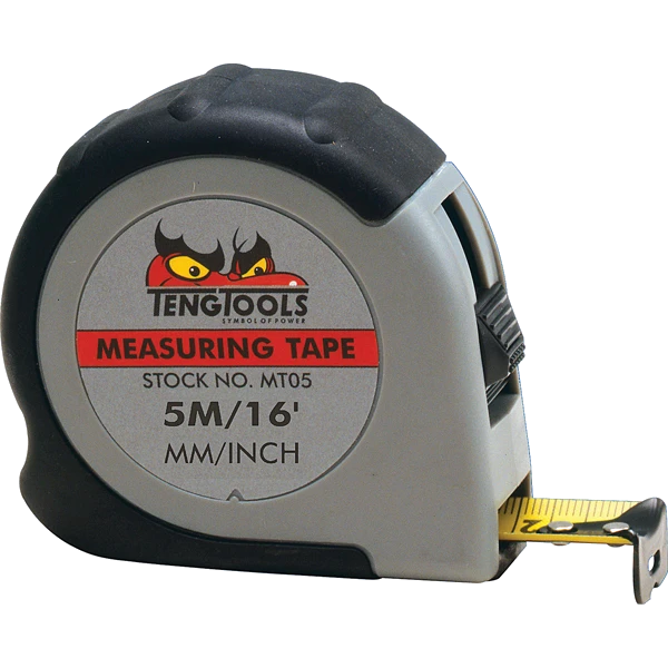 Teng 5m/16ft x 19mm Measuring Tape mm/in